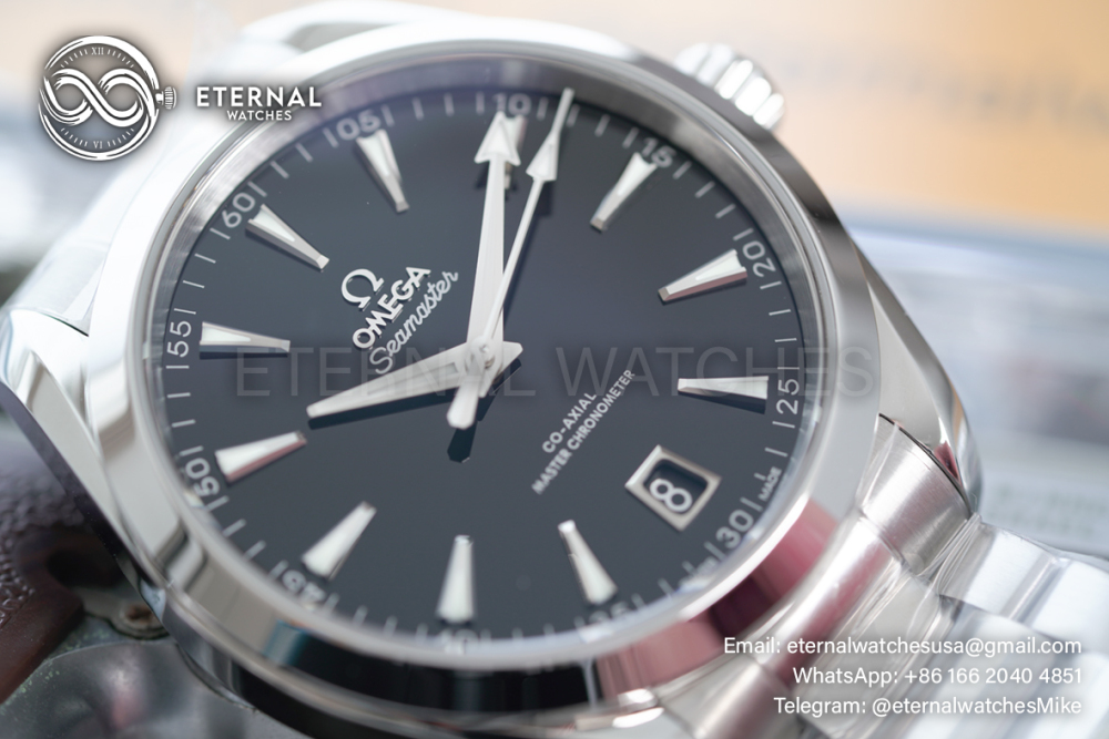 OMEGA - Seamaster Aqua Terra 150m 41mm SS/SS Black VSF A8900 Super Clone