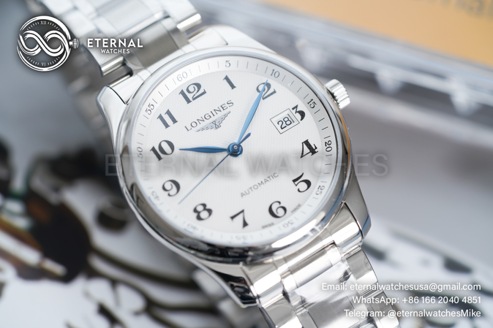 LONGINES- Master Collection Date 40mm SS/SS White Dial XF A2892
