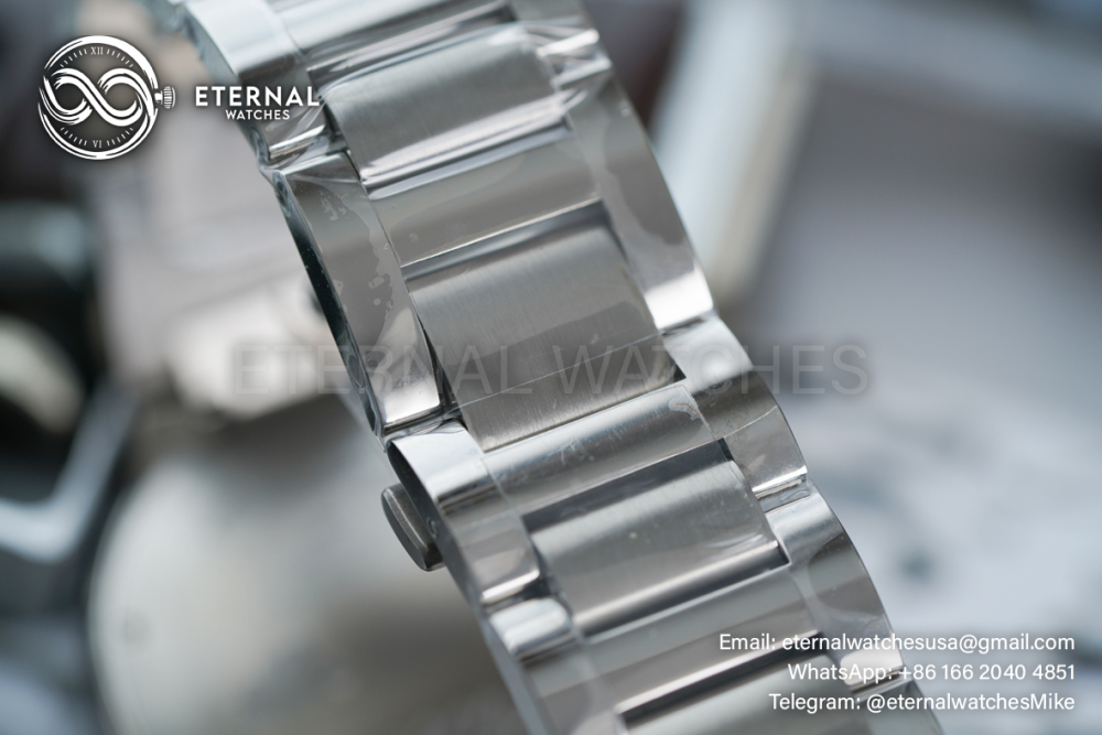 CATIER - Ballon Bleu 42mm White Textured Dial SS/SS V6F V8 A2824