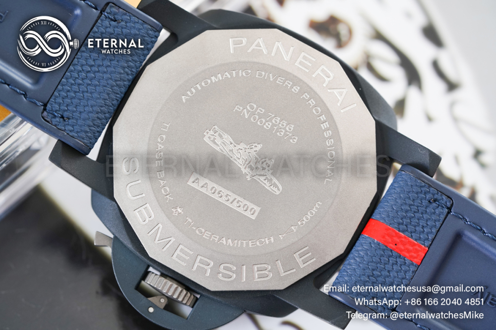 PANERAI - Submersible PAM1543 Luna Rossa 44mm TI/CE White Dial VSF P900