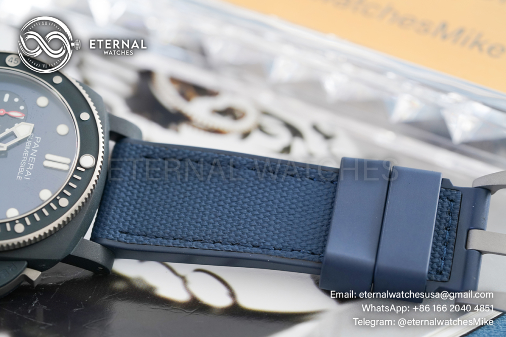 PANERAI - Submersible PAM1466 Luna Rossa 44mm TI/CE Blue Dial VSF P900