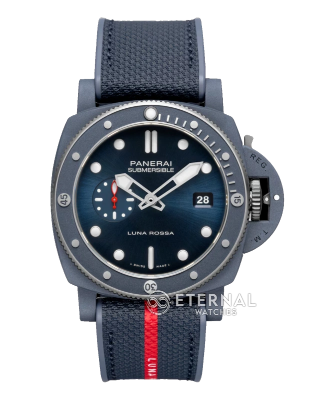 PANERAI - Submersible PAM1466 Luna Rossa 44mm TI/CE Blue Dial VSF P900