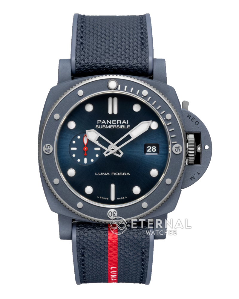 PANERAI - Submersible PAM1466 Luna Rossa 44mm TI/CE Blue Dial VSF P900