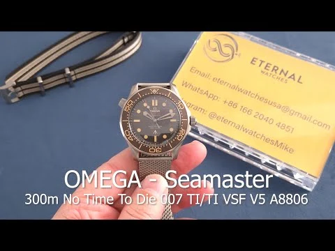 OMEGA - Seamaster 300m No Time To Die 007 TI/TI VSF V5 A8806