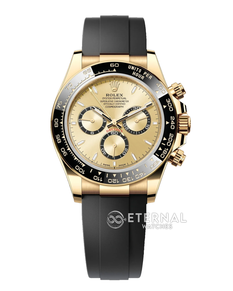 ROLEX - Super Clone Daytona 126518 40mm YG/RU Gold/Black Clean SH4131