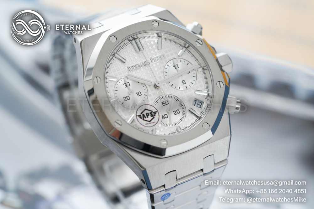 AUDEMARS PIGUET - Super Clone Royal Oak Chronometer 26240ST 41mm SS/SS Silver Dial APS SH4401