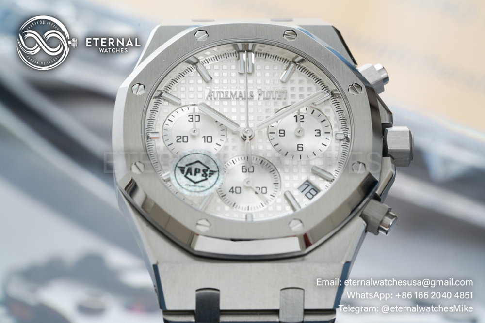 AUDEMARS PIGUET - Super Clone Royal Oak Chronometer 26240ST 41mm SS/SS Silver Dial APS SH4401