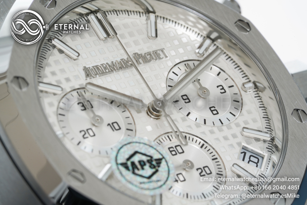 AUDEMARS PIGUET - Super Clone Royal Oak Chronometer 26240ST 41mm SS/SS Silver Dial APS SH4401