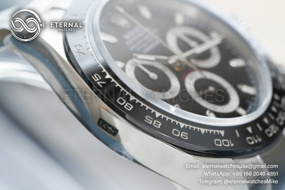 ROLEX - Super Clone Daytona 116500 40mm SS/SS Black Dial Clean DD4130