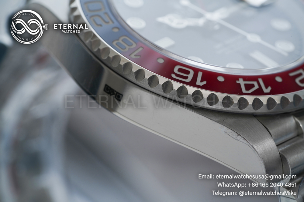 ROLEX - Super Clone GMT Master II 126710 Pepsi Jubilee 40mm SS/SS Black Clean V3 DD3285