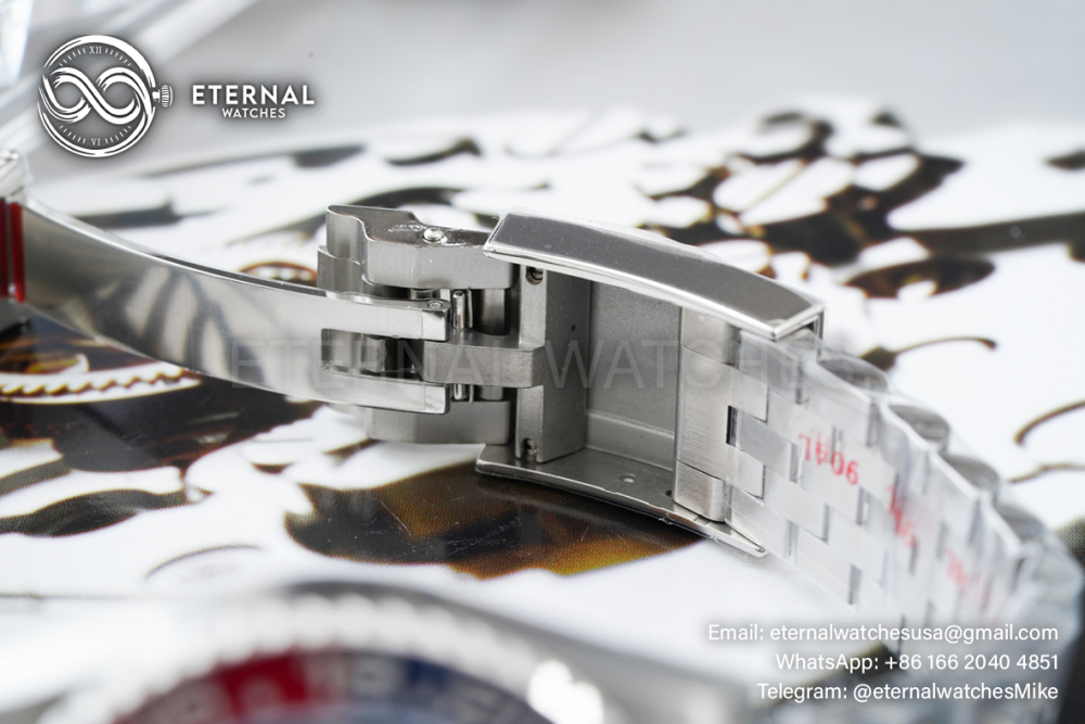 ROLEX - Super Clone GMT Master II 126710 Pepsi Jubilee 40mm SS/SS Black Clean V3 DD3285