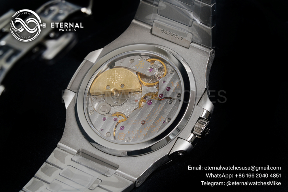 PATEK PHILIPPE - Super Clone Nautilus 40mm 5712 SS/SS Blue/Stk PPF V3 A240