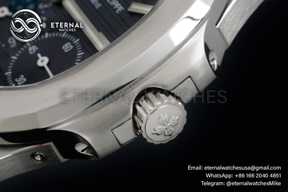PATEK PHILIPPE - Super Clone Nautilus 40mm 5712 SS/SS Blue/Stk PPF V3 A240
