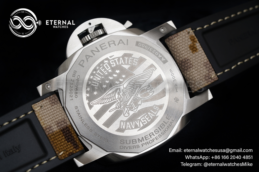 PANERAI - Super Clone Submersible PAM1518 QuarantaQuattro Navy Seals 44mm TI/CE Black Dial VSF P900