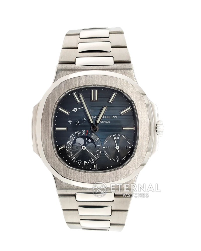 PATEK PHILIPPE - Super Clone Nautilus 40mm 5712 SS/SS Blue/Stk PPF V3 A240