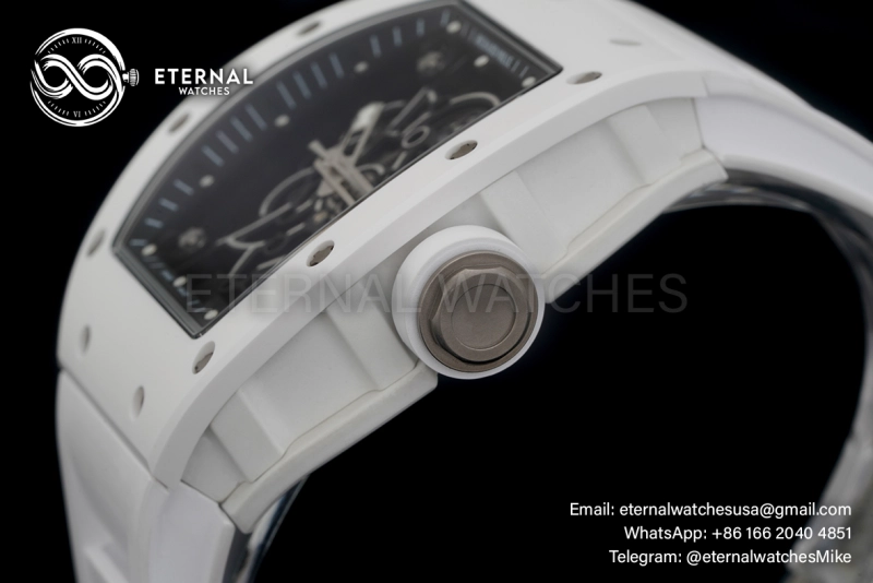 RICHARD MILLE - VAUCHER SUPER CLONE RM055 Bubba Watson White NTPT APSF
