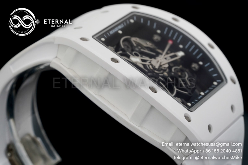 RICHARD MILLE - VAUCHER SUPER CLONE RM055 Bubba Watson White NTPT APSF
