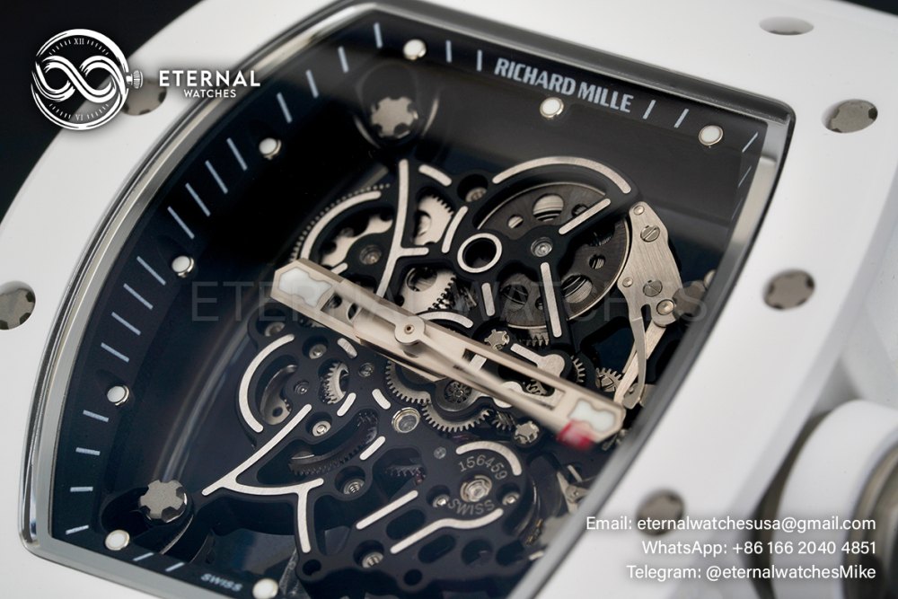 RICHARD MILLE - VAUCHER SUPER CLONE RM055 Bubba Watson White NTPT APSF