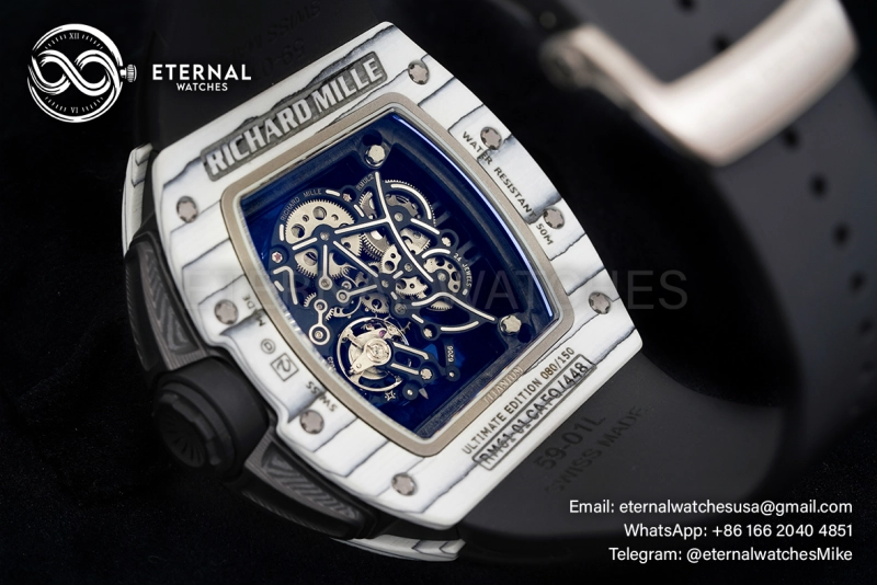 RICHARD MILLE - VAUCHER SUPER CLONE RM61-01 Yohan Blake White NTPT APSF