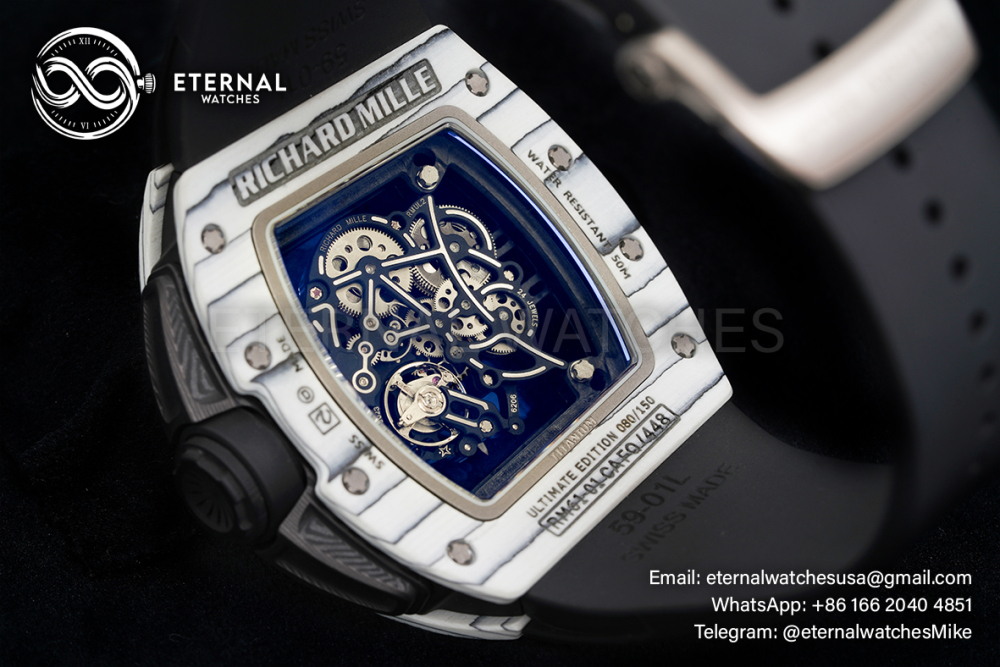RICHARD MILLE - VAUCHER SUPER CLONE RM61-01 Yohan Blake White NTPT APSF