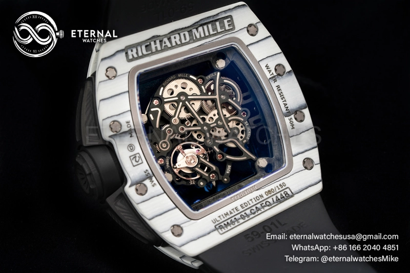 RICHARD MILLE - VAUCHER SUPER CLONE RM61-01 Yohan Blake White NTPT APSF