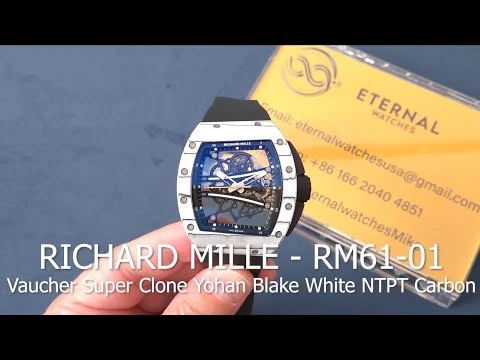 RICHARD MILLE - VAUCHER SUPER CLONE RM61-01 Yohan Blake White NTPT APSF