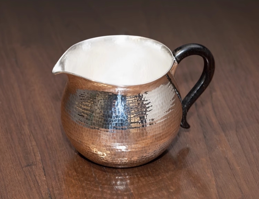 Lacquer color stone scoop pot 999 sterling silver teapot handmade Tang series high-end tea set