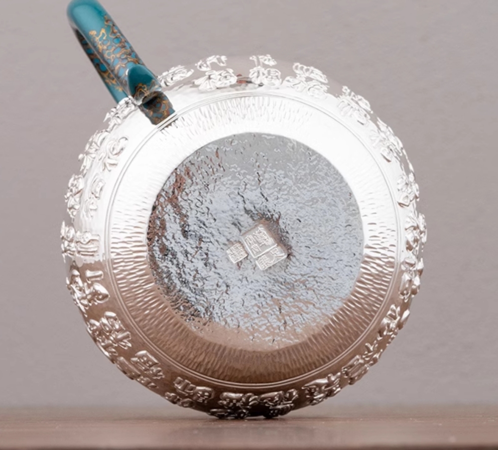 Fair Cup Tea Sea Tea Divider Full Silver Pure Handmade Fu Zi Gong Cup High-end Tea Set