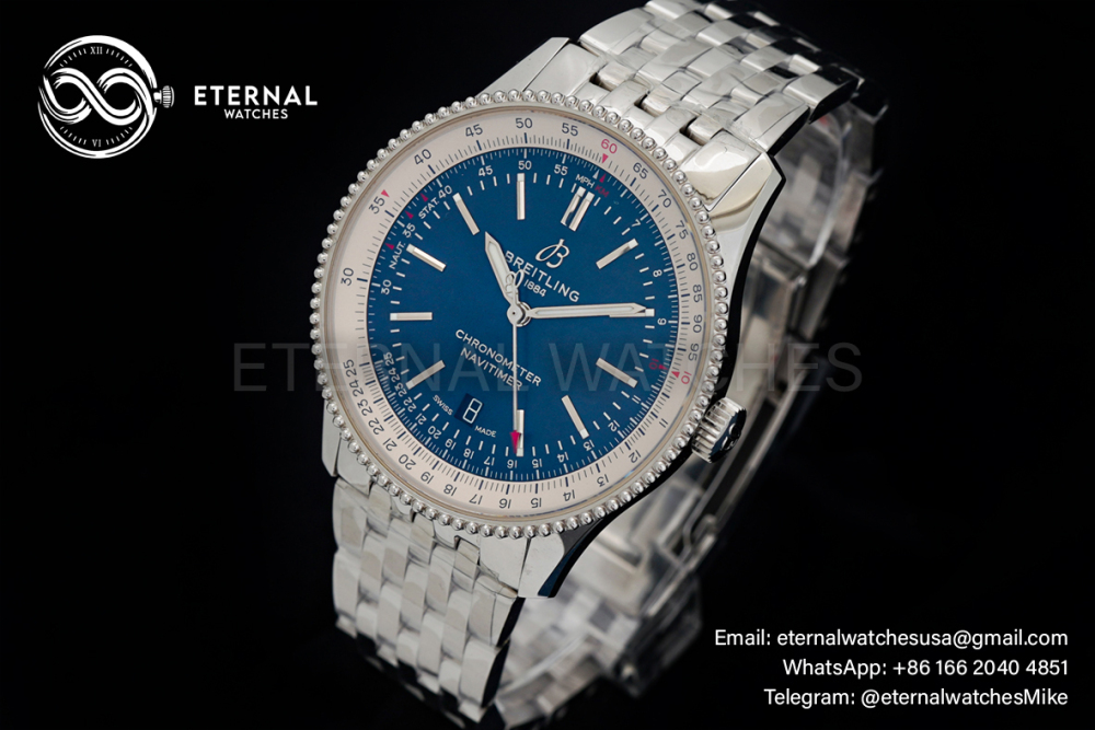 BREITLING - Navitimer 1 41mm SS/SS Blue Dial V7F A2824