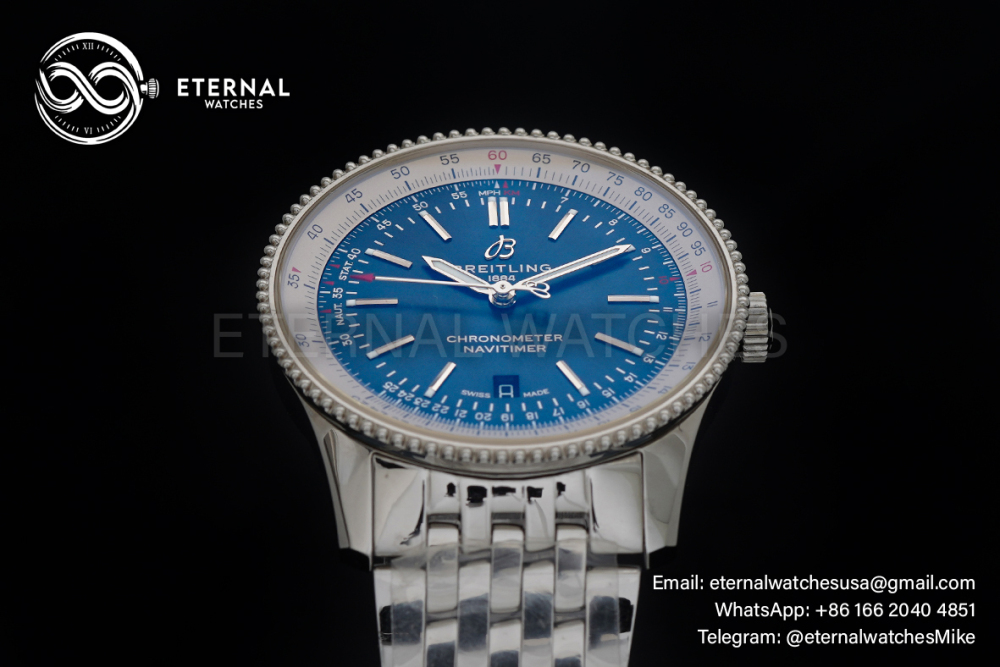 BREITLING - Navitimer 1 41mm SS/SS Blue Dial V7F A2824