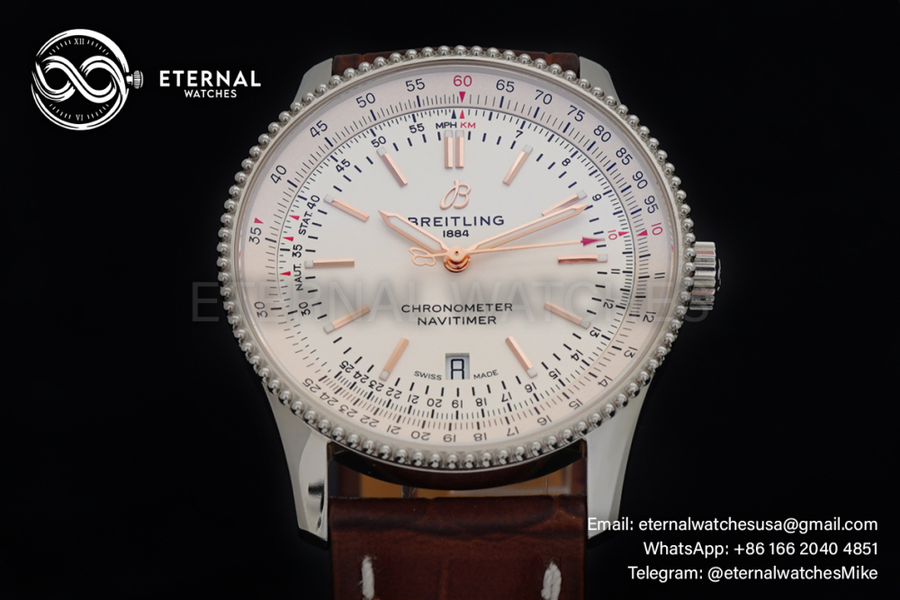 BREITLING - Navitimer 1 41mm SS/LE White Dial V7F A2824