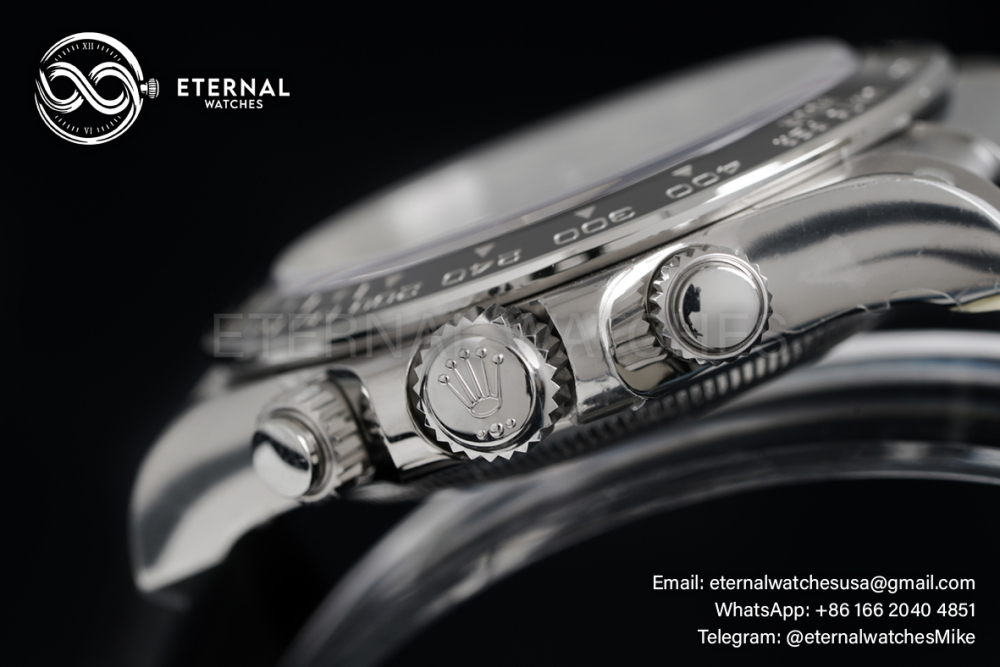 ROLEX - Super Clone Cosmograph Daytona 126519 40mm SS/RU Black VSF DD4131 (Weight Adjusted)