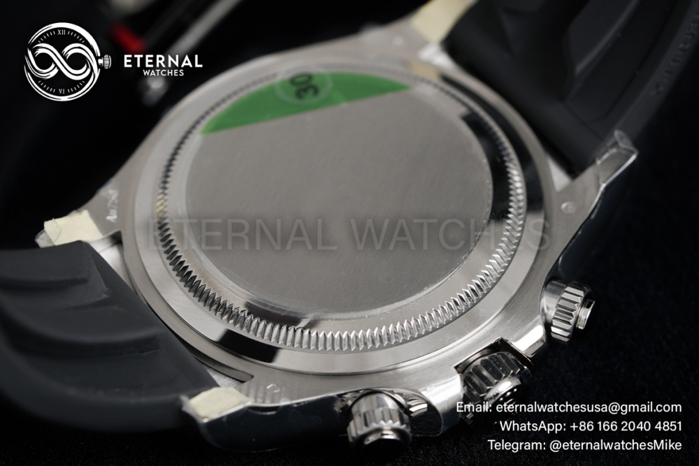 ROLEX - Super Clone Cosmograph Daytona 126519 40mm SS/RU Black VSF DD4131 (Weight Adjusted)