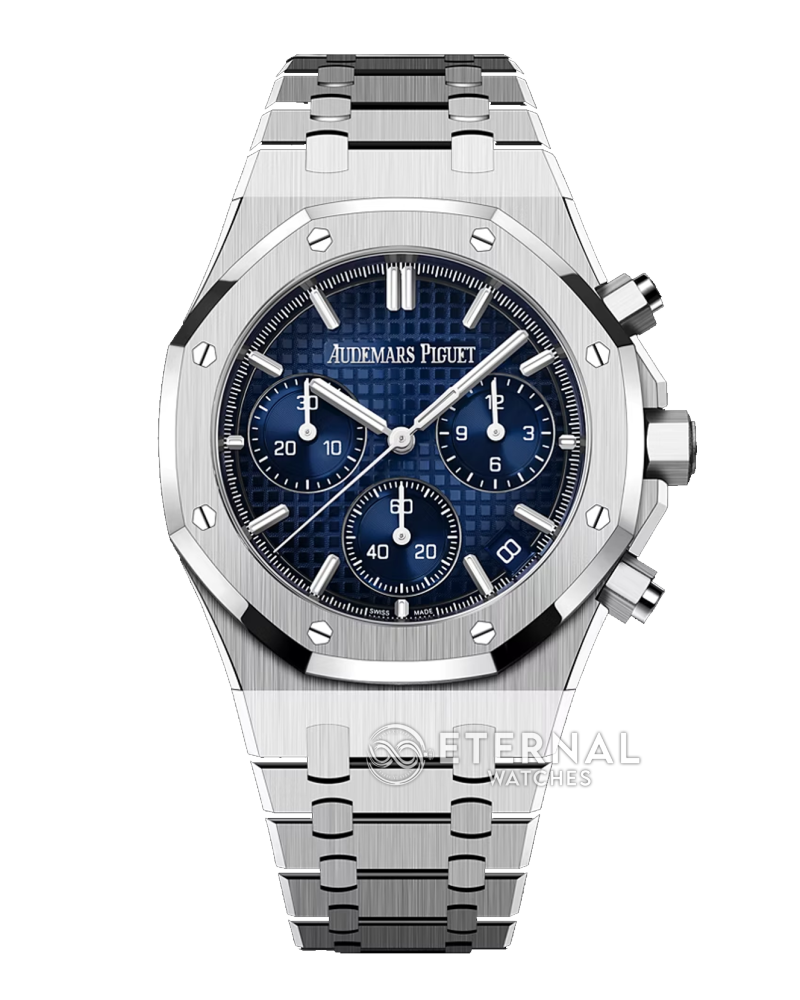 AUDEMARS PIGUET - SUPER CLONE Royal Oak Chrono 26240ST 41mm SS/SS Blue Dial APS SH4401