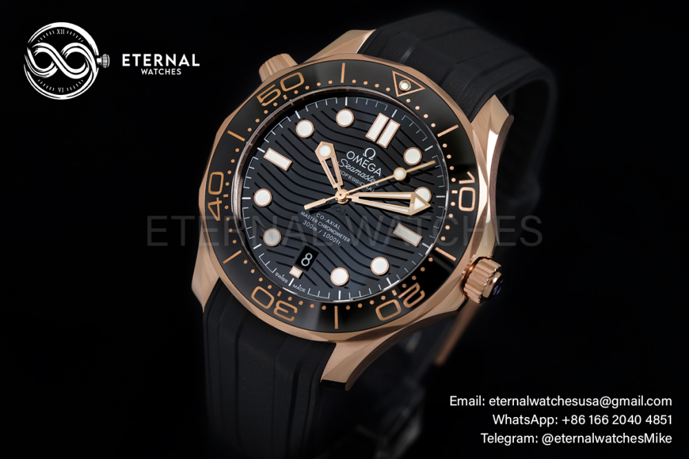 OMEGA - Seamaster 300m RG/RU Black VSF Asia 8801
