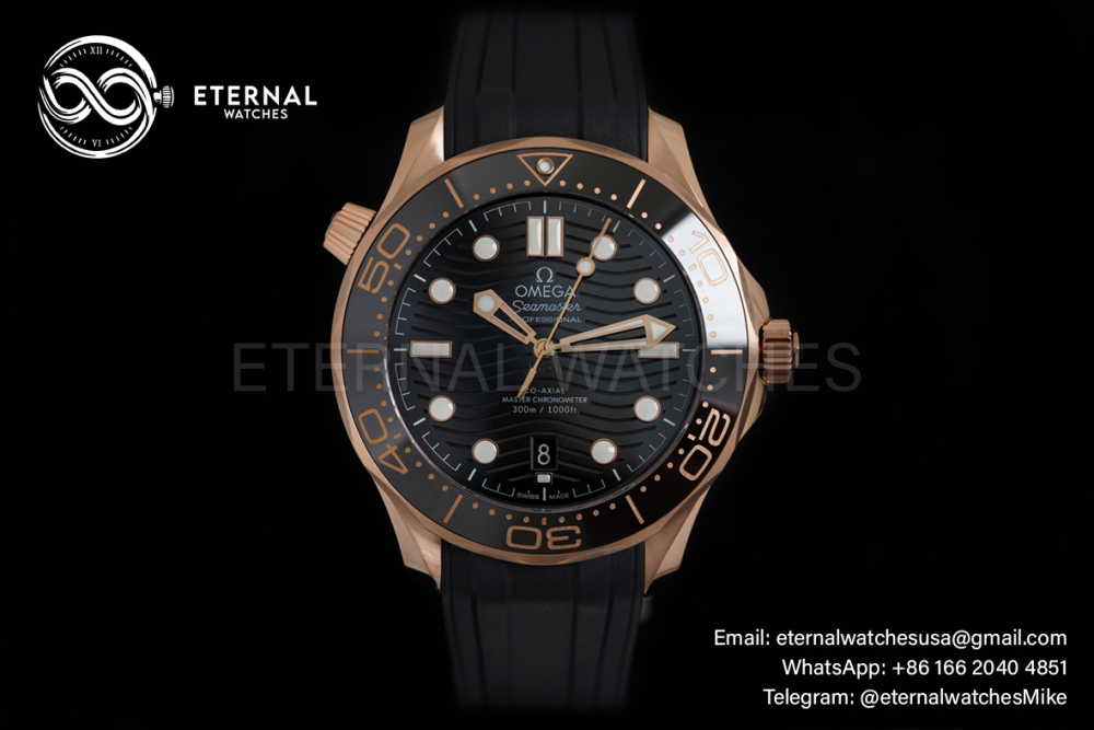 OMEGA - Seamaster 300m RG/RU Black VSF Asia 8801