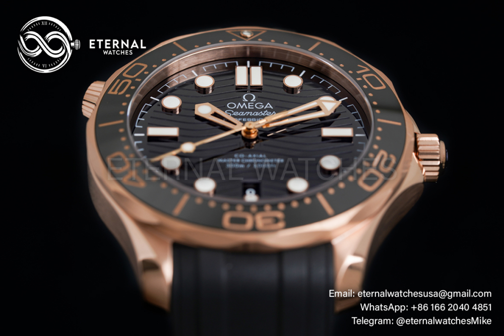 OMEGA - Seamaster 300m RG/RU Black VSF Asia 8801