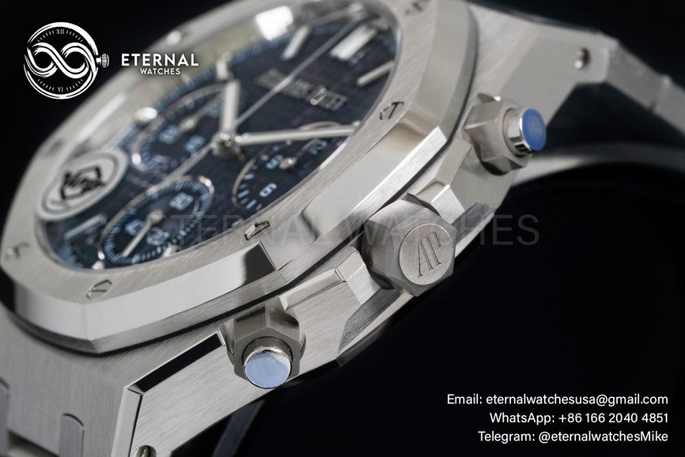 AUDEMARS PIGUET - SUPER CLONE Royal Oak Chrono 26240ST 41mm SS/SS Blue Dial APS SH4401