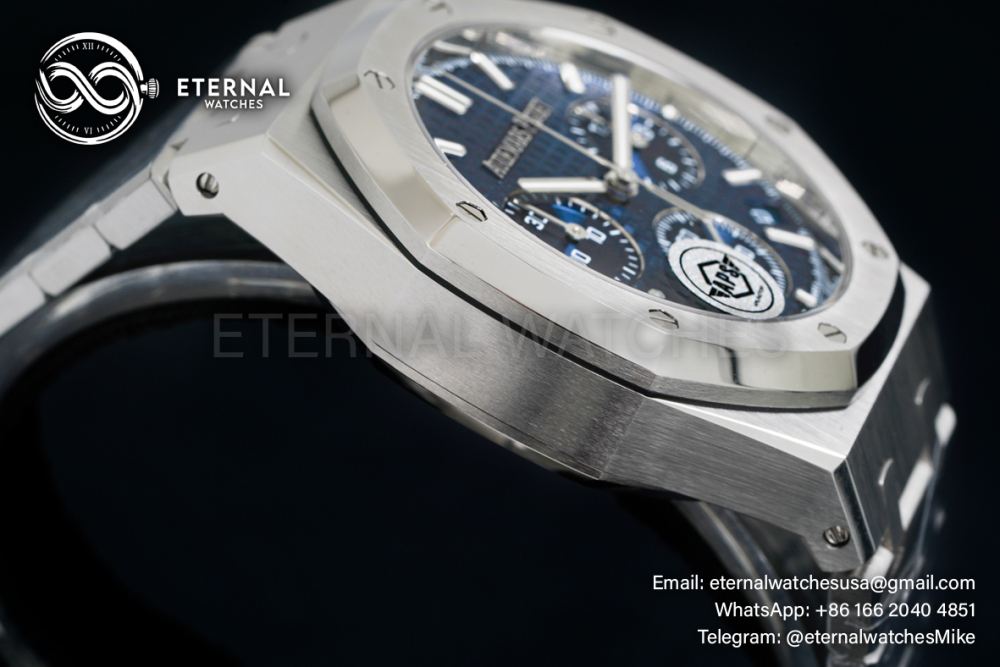 AUDEMARS PIGUET - SUPER CLONE Royal Oak Chrono 26240ST 41mm SS/SS Blue Dial APS SH4401