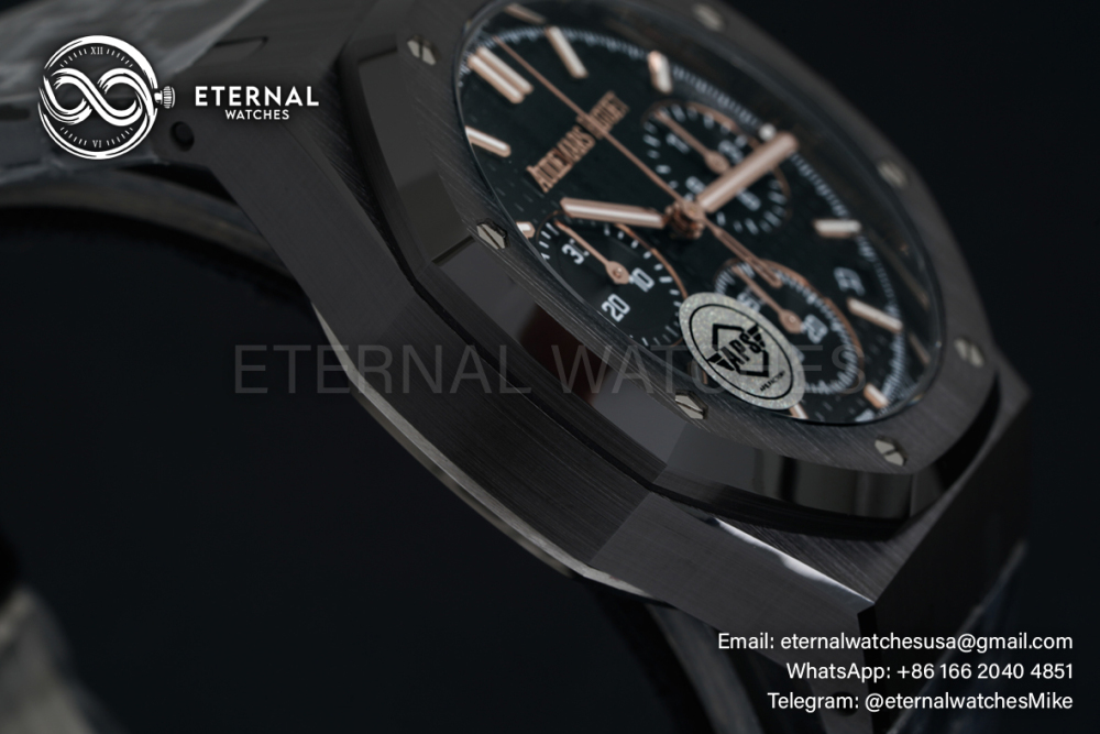 AUDEMARS PIGUET - SUPER CLONE Royal Oak Chrono 26240ST 41mm CER/CER Black Dial APS SH4401
