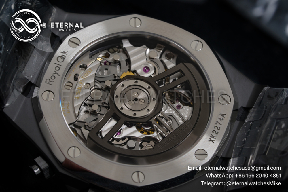 AUDEMARS PIGUET - SUPER CLONE Royal Oak Chrono 26240ST 41mm CER/CER Black Dial APS SH4401