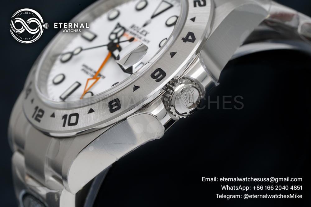 ROLEX - Super Clone Explorer II 226570 42mm SS/SS White Dial Clean DD3285