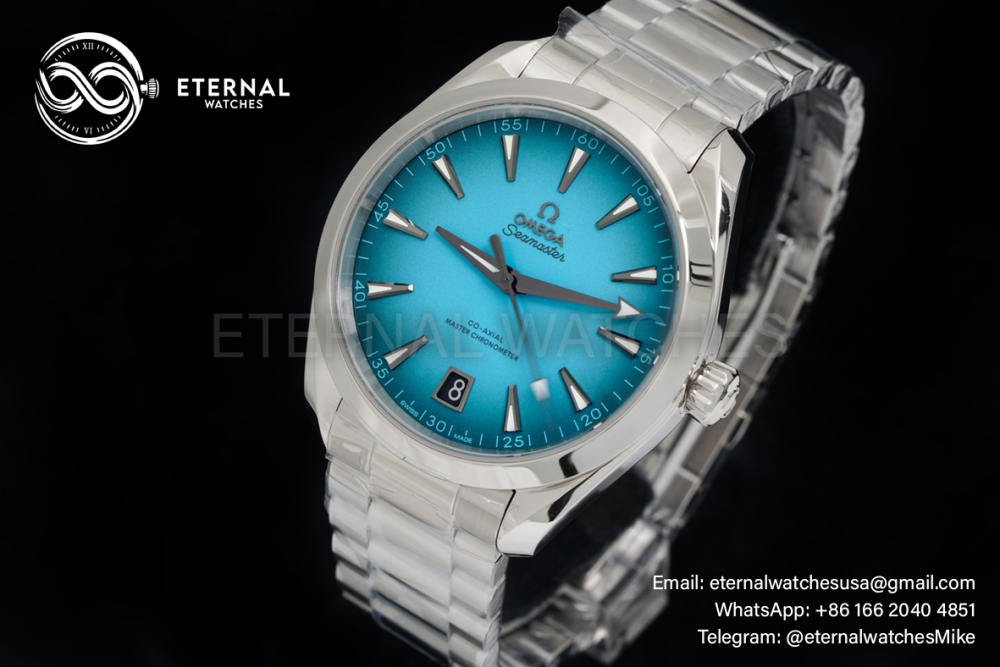 OMEGA - Aqua Terra 150m 2025 41mm Turquoise SS/SS Black Dial VSF A8900