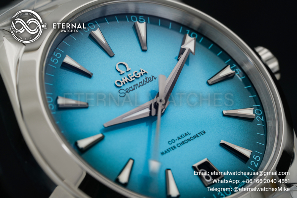 OMEGA - Aqua Terra 150m 2025 41mm Turquoise SS/SS Black Dial VSF A8900