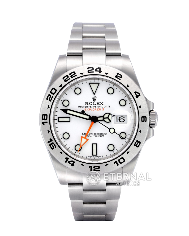 ROLEX - Super Clone Explorer II 226570 42mm SS/SS White Dial Clean DD3285