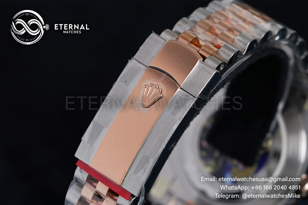 ROLEX - Datejust 126331 41mm Jubilee RG/SS Grey Textured Dial VSF VS3235