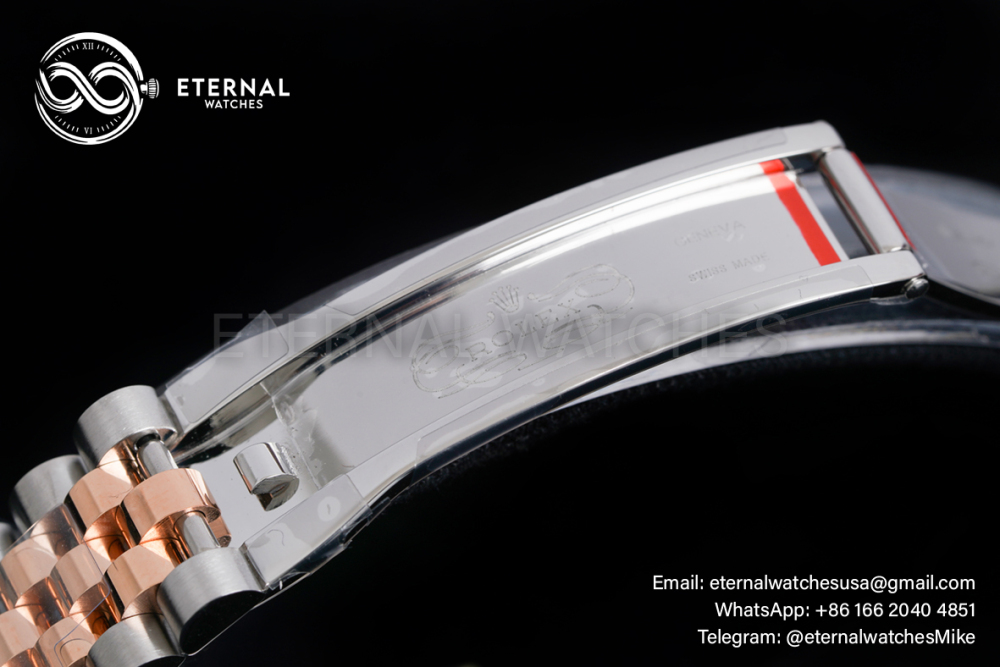 ROLEX - Datejust 126231 36mm Jubilee RG/SS Silver Textured/Stk VSF VS3235