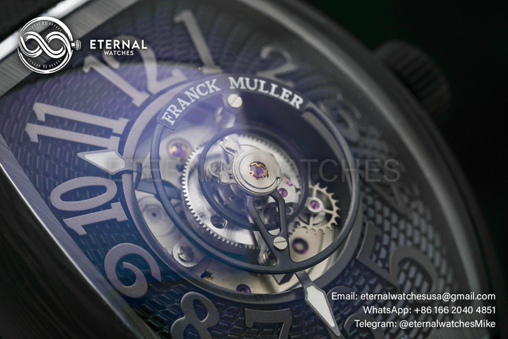 FRANCK MULLER - Grand Central Tourbillon CX 36 T CTR CARBON TT NR BR - FM CX40T-CTR