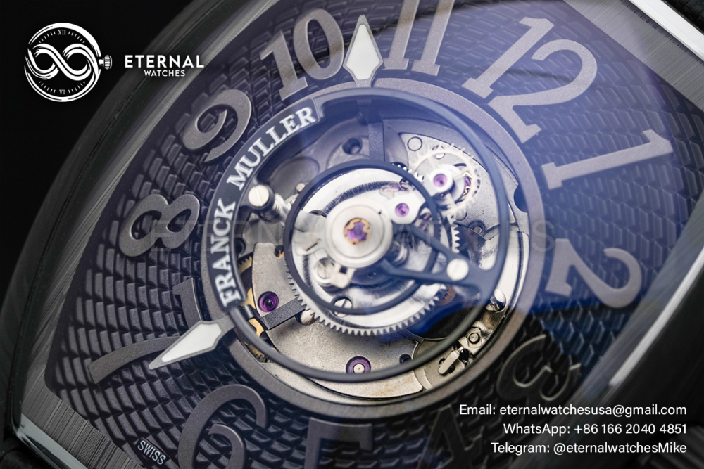 FRANCK MULLER - Grand Central Tourbillon CX 36 T CTR CARBON TT NR BR - FM CX40T-CTR