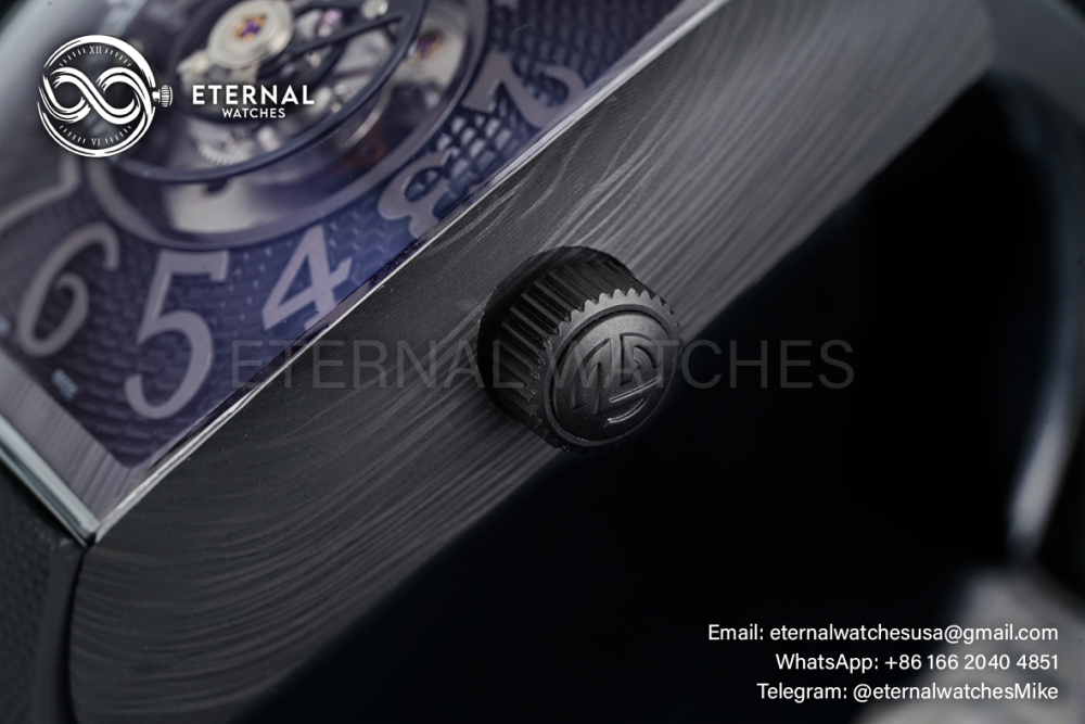 FRANCK MULLER - Grand Central Tourbillon CX 36 T CTR CARBON TT NR BR - FM CX40T-CTR